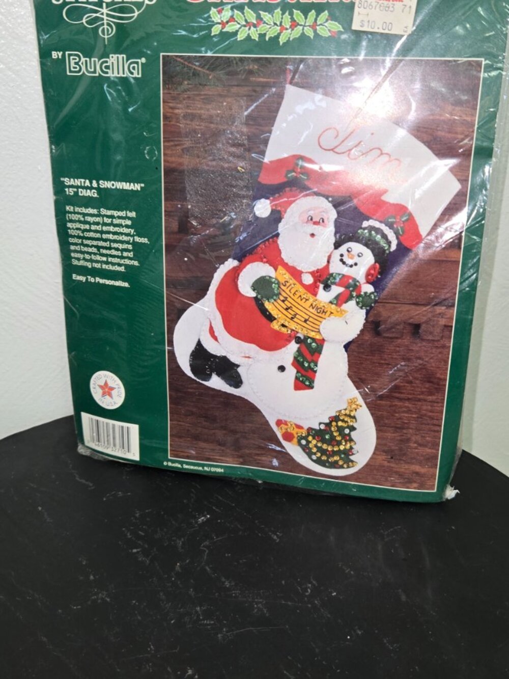 Bucilla Santa and Snowman - Picture 3 of 3